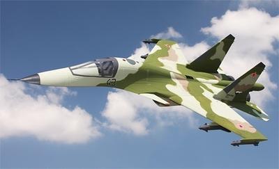 Su-34 Fullback 360 Degree Twin Vectored Thrust Jet, Green (OVERSIZE)