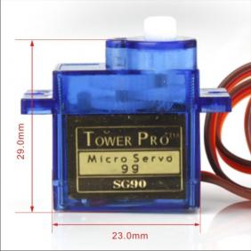 Towerpro Analog Servo SG90 1.5kg/9g W/ Plastic Gears for Remote Control Helicopters and Boats