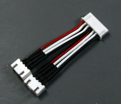 6S Balance Connector to 2x 3S Conversion Cable (HiModel/Align type connector)