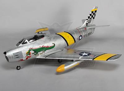 F-86 The Huff EDF Jet 70mm Electric Retracts, Flaps, Airbrake, EPO (PNF)