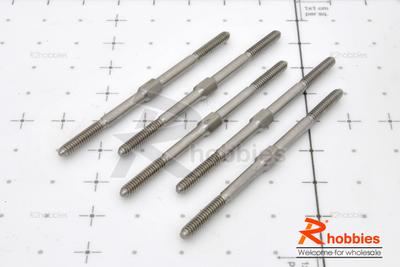 M3 x 60mm Stainless Steel Push Rod (5pcs/set)