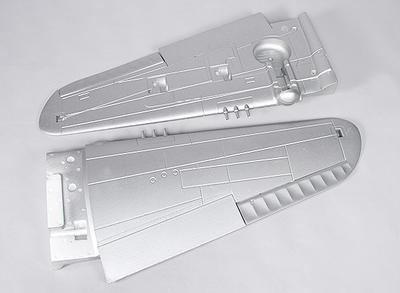 P-40N (Silver) 1700mm - Replacement Main Wing