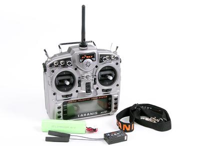 FrSky 2.4GHz ACCST TARANIS X9D and X8R Combo Digital Telemetry Radio System (Mode 1) New Battery