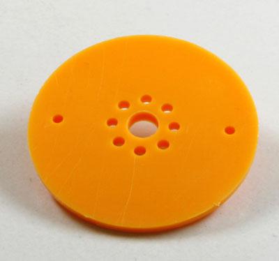 45(D)x 61(H)mm /1.75 inch Plastic Spinners - Yellow