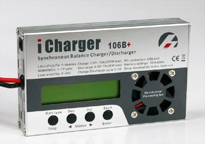 iCharger Multifunction battery 1-6S 10A Balance Charger W/USB Port 106B+