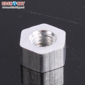 Hexagonal Screw Nut Cap with Internal M3 Thread for 6061-T6 Aluminum Alloy Multi-axis Flyer 20pcs/bag