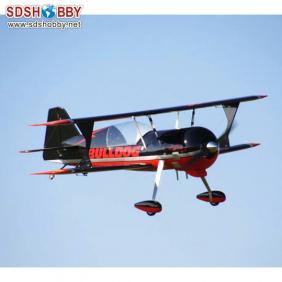 New Pitts S12 50cc RC Model Gasoline Airplane ARF /Petrol Airplane Bulldog red/black version (B)