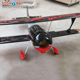 New Pitts S12 50cc RC Model Gasoline Airplane ARF /Petrol Airplane Bulldog red/black version (B)