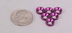 HPI Aluminum Cone Washers Purple (6) HPI72063