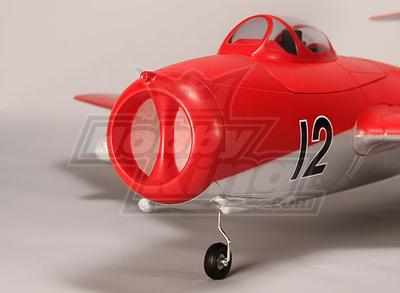 Mig-15 EDF Jet 70mm Electric Retracts, Flaps, Airbrake, EPO Red (PNF)