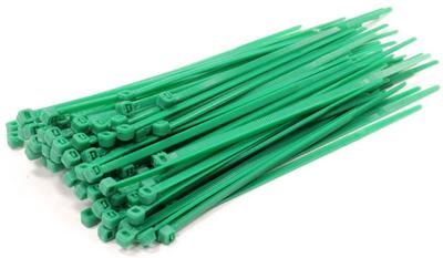 Integy Plastic Tie Wrap/Cable Tie Small (100) INTC23386GREEN