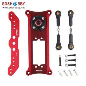 High Quality Aluminum Alloy Servo Rudder Mount/ Rudder Tray Set with 4in Double Arm