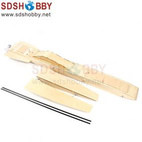 Prawn Balsa Wood Electric Brushless RC Model Boat with 3660 Motor and water cooling ESC 120A