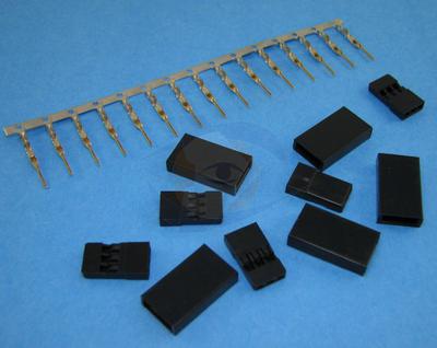 JR Style Female Servo Connector with Pins (5 pcs)