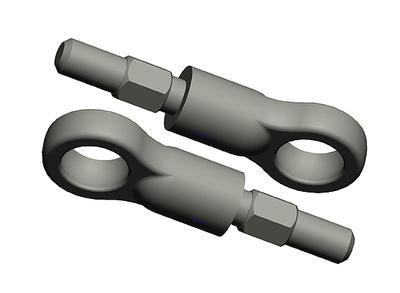 Front Linkage Rod/Ball End Set (2pcs) - A2003, A2027, A2029 and A3007