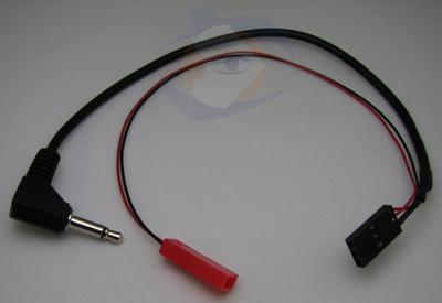 Dragonlink Spektrum/JR TX Cable with Power Plug