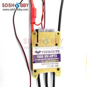 FVT 100A High Voltage Brushless ESC/Speed Controller (Swallow Series) for RC Airplane with BIHELI Program