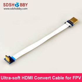 Ultra-soft HDMI Convert Cable/ Conversion Cable for FPV (MINI to Standard)