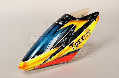 High-End Airbrushed Canopy for .50/600 size Heli