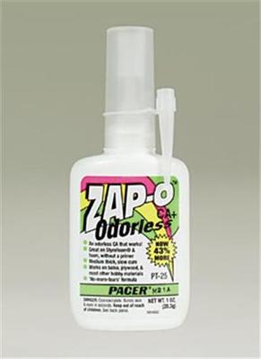 Zap Adhesives Zap-O Odorless CA+ Foam Safe Glue .7 oz HOUPT25