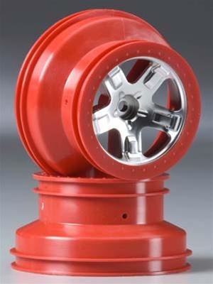 Traxxas Slash Wheels Red Bead Fr (2) TRA5874A