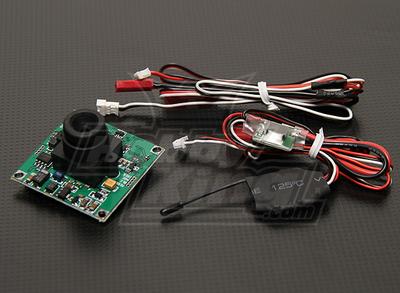 FPV Transmitter & Video Camera 1/3-inch CCD camera (NTSC)