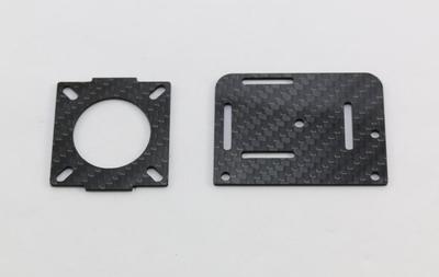 GoPro and CCD Plate for Mini-D - Carbon Fiber