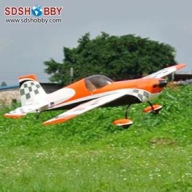 71in 26% Extra330SC 30CC RC Gasoline Airplane /Petrol Airplane ARF (Gasoline and Electric) - Orange/White Color