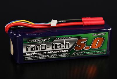 Turnigy nano-tech 5000mah 5S 45~90C Lipo Pack