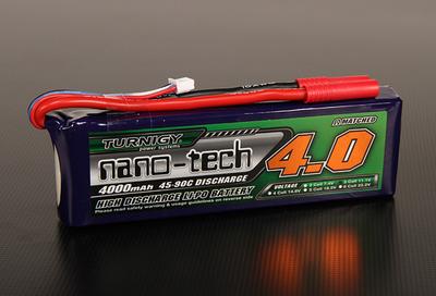 Turnigy nano-tech 4000mah 3S 45~90C Lipo Pack
