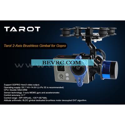 Tarot T2D Gopro Hero3 Two-axis Brushless Gimbal/With Gyro