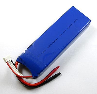 HI-EC 3250mAh / 14.8V 25C LiPoly Battery Pack