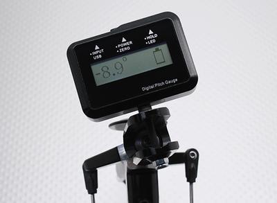 Flybarless Digital Pitch Gauge for R/C Helicopter