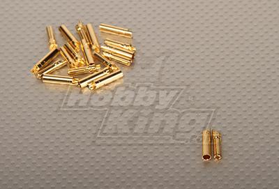 Polymax 4mm Gold Connectors (10pairs/set)