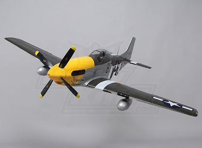 Durafly P-51D Mustang w/flaps/retracts/lights 1100mm (PNF)