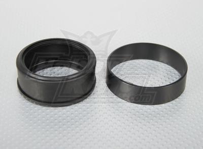 1:10 Scale Soft Rubber Drift Tires w/Removable Hard Plastic Ring RC Car 26mm (4pcs/set)