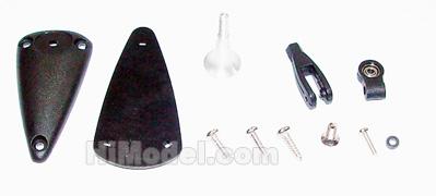 M2.8×15mm×Φ2 Aluminum Adjustable Horns W/Triangular Base HY007-02104