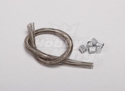 Fuel Line Guard with Silver Coupler