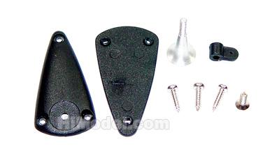 M3×24 mm×Φ2 Aluminum Adjustable Horns W/Triangular Base HY007-02101