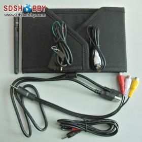 7in FPV Monitor/ Displayer Built-in 32CH 5.8G Wireless Receiver and DVR Record with Sun-hood