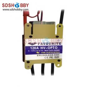 FVT 120A High Voltage Brushless ESC/Speed Controller (Swallow Series) for RC Airplane with BIHELI Program