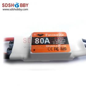 FVT 80A Brushless ESC/Speed Controller (Swallow Series) for RC Airplane with SBEC & Using BIHELI Program