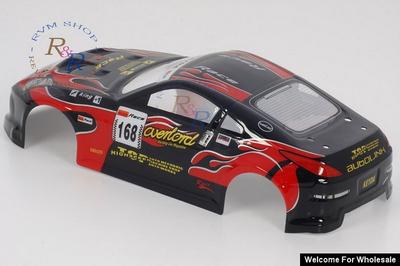 1/18 Nissan Fairlady Analog Painted RC Car Body With Rear Spoiler (Red)