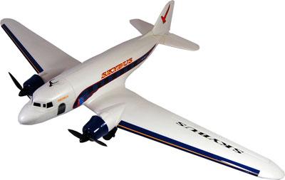 Dynam DC-3 SkyBus 4 ch Brushless rc plane