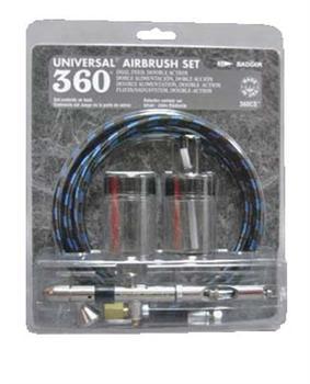 Badger 360CS Universal Airbrush Set in Clam Shell BAD360CS