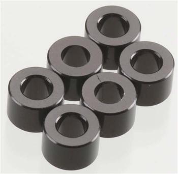 Axial 4 x 6 mm Spacer, Grey 6 pc AXIA1416