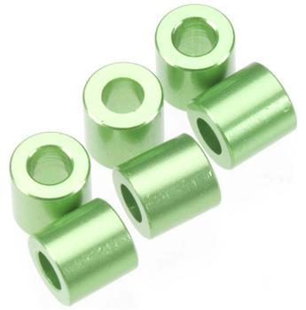 Axial Spacer 6x6mm Green AXIA1306