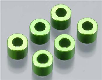 Axial 5x6mm Spacer Green (6) AXIA1305