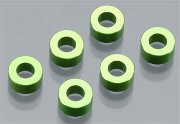 Axial Spacer 3x6mm Green (6) AXIA1303