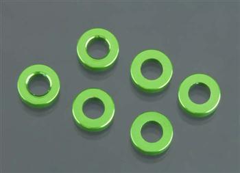 Axial Spacer 2x6mm Green AXIA1302